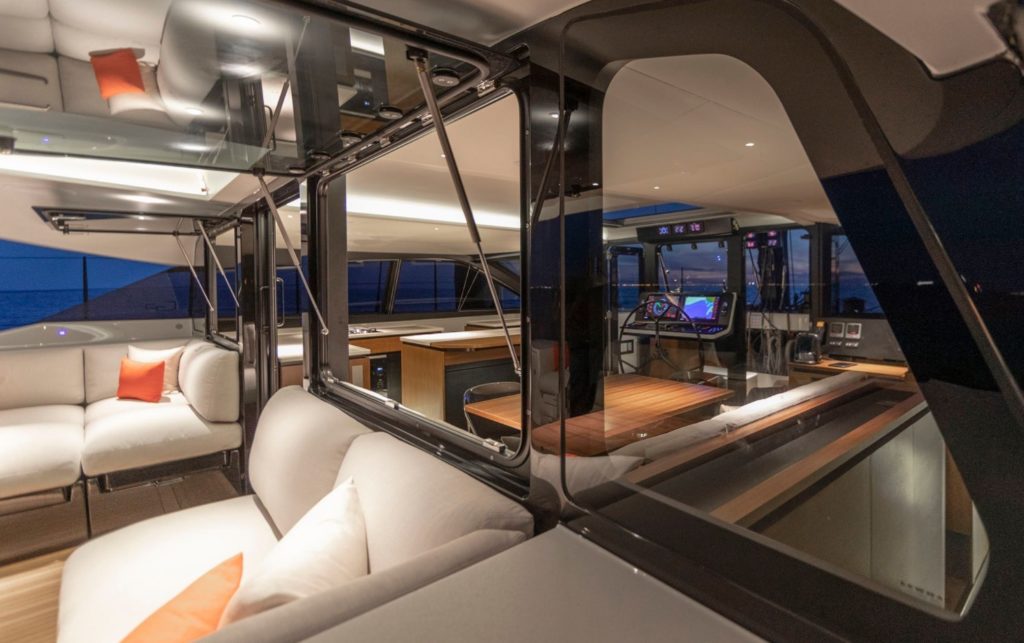 gunboat catamaran interior