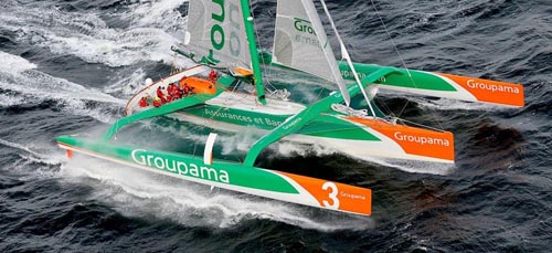 |Le trimaran Ultim VPLP de Françis Joyon dessiné par VPLP|||||