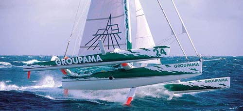 |Trimaran Groupama 1 skippé par Franck Cammas||